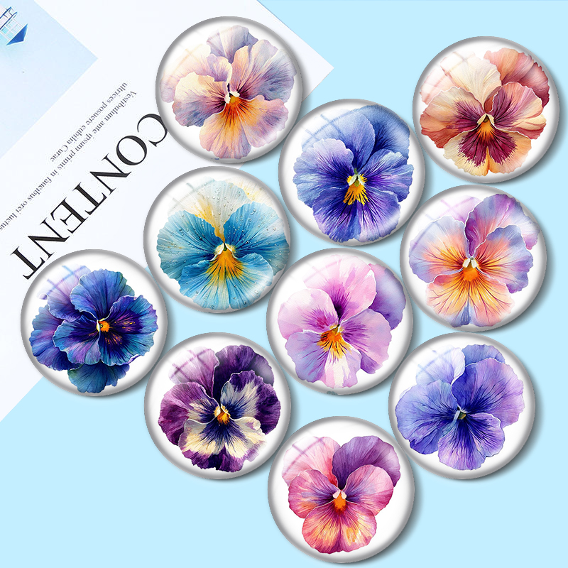Body Jewelry Top - Cabochon in vetro con motivi a