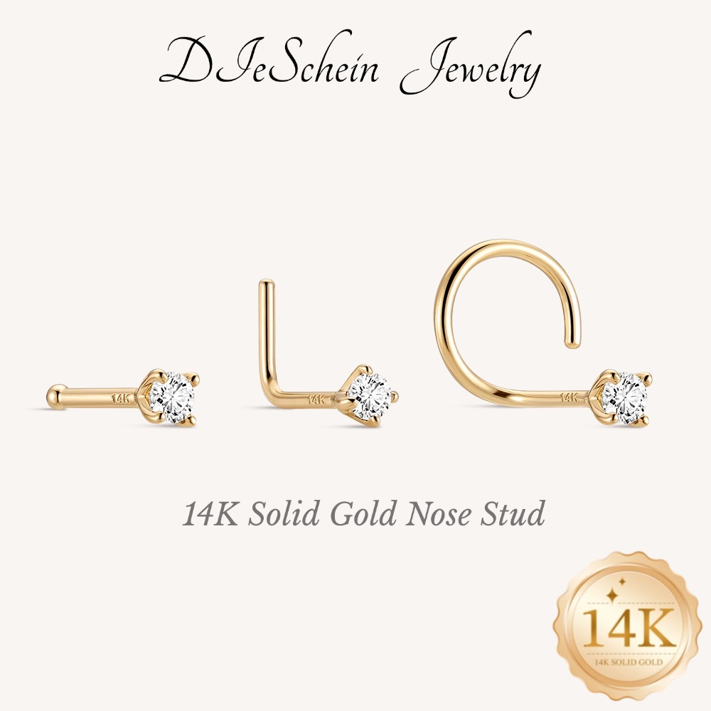 Yellow Body Jewelry - DIeSchein Piercing per Naso a Forma