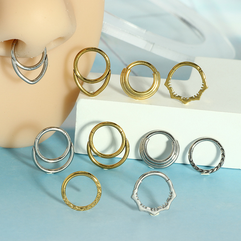 Orecchini a cerchio per naso A - Body Jewelry Cartilage Earrings recensione e prezzo