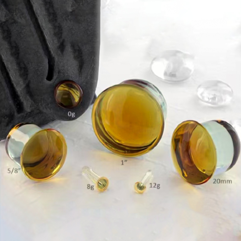 1 paio 1.6-16mm di alta qualit - Yellow Body Jewelry recensione e prezzo