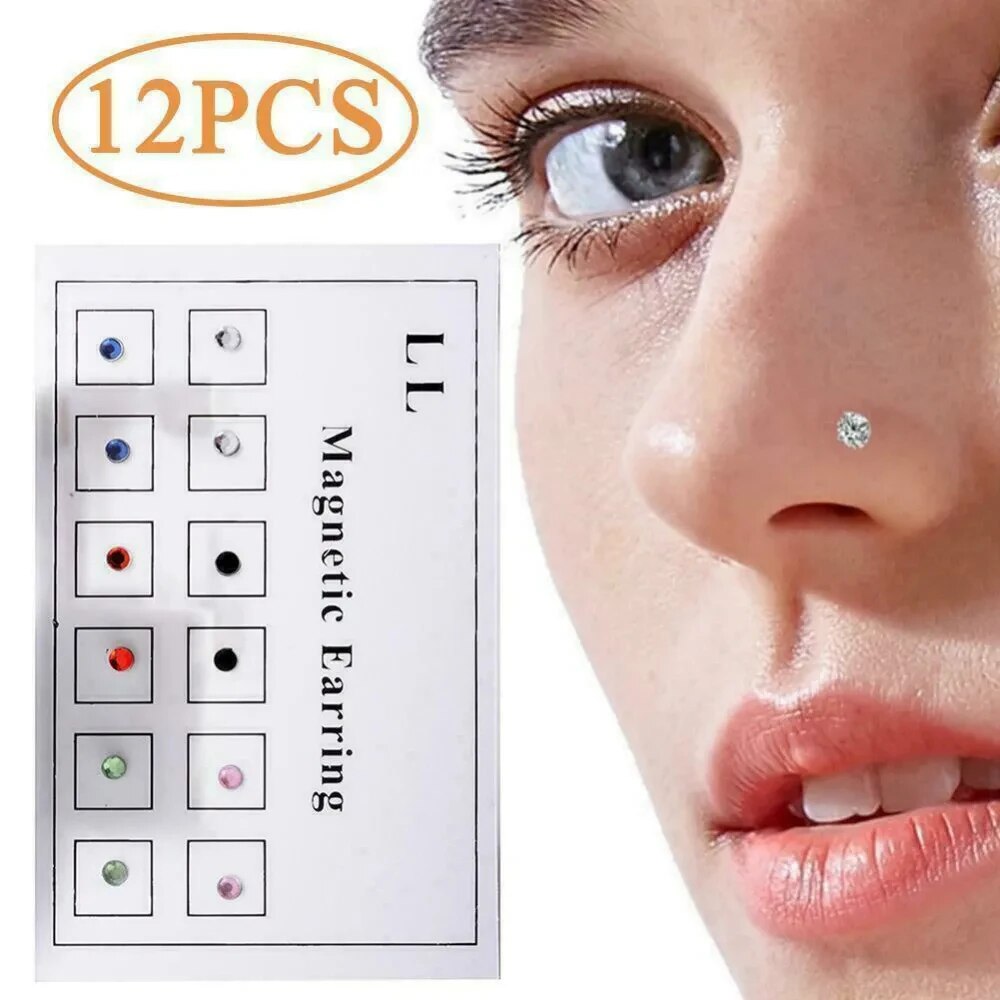 12 PZ/carta Falso Traguratore  - Body Jewelry Cartilage Earrings recensione e prezzo