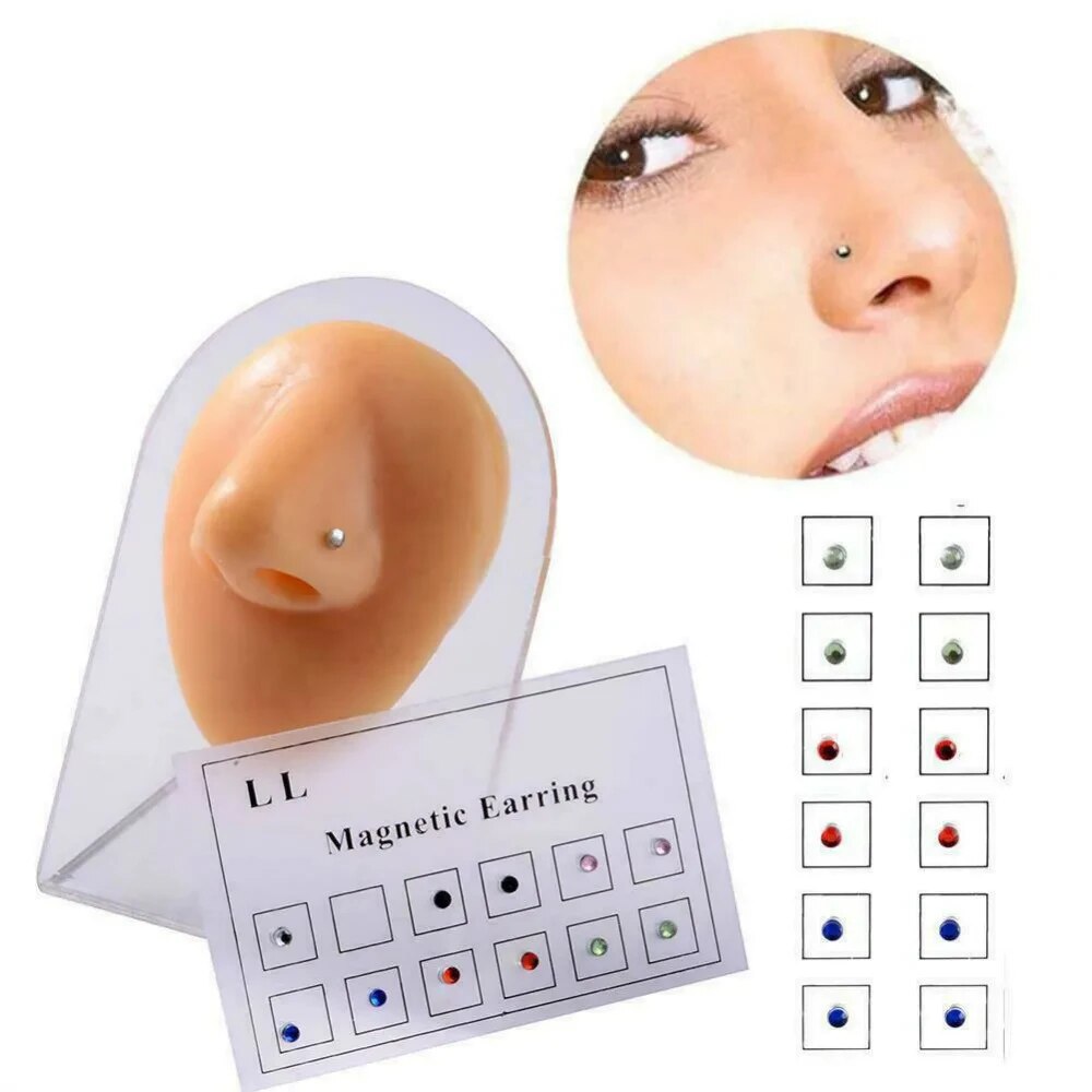 12 PZ/carta Falso Traguratore  - Body Jewelry Cartilage Earrings recensione e prezzo