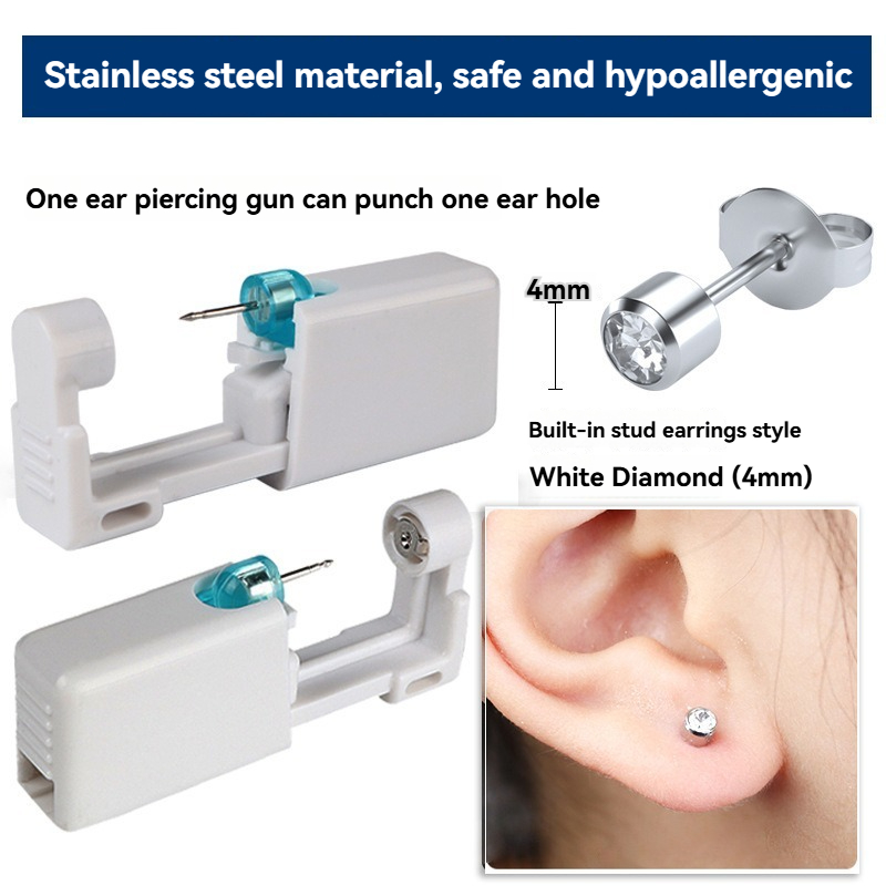 Kit Pistola Monouso Sterile pe - Body Jewelry Cartilage Earrings recensione e prezzo
