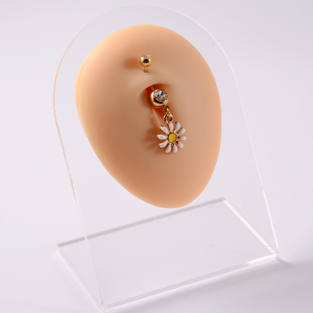 361L acciaio chirurgico Daisy  - Yellow Body Jewelry recensione e prezzo