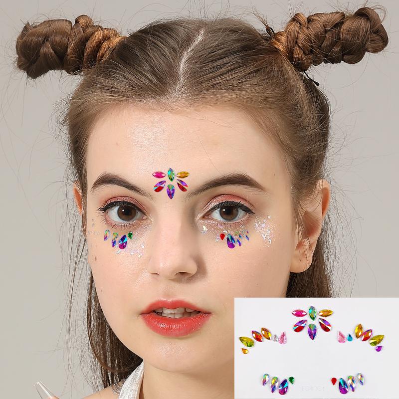 Adesivi per il Viso con Strass - Body Jewelry Eyebrow recensione e prezzo