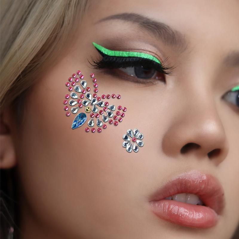 Adesivi per il Viso con Strass - Body Jewelry Eyebrow recensione e prezzo
