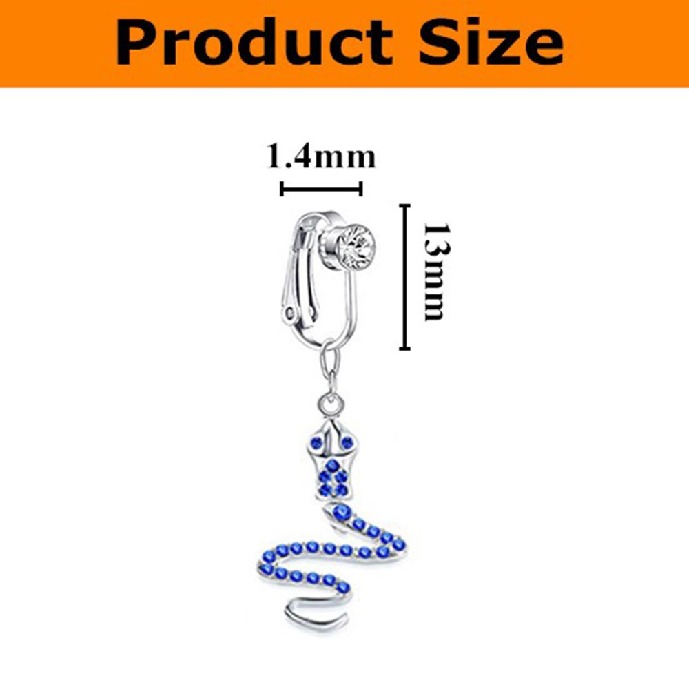 Orecchini a clip a forma di fa - Body Jewelry Cartilage Earrings recensione e prezzo