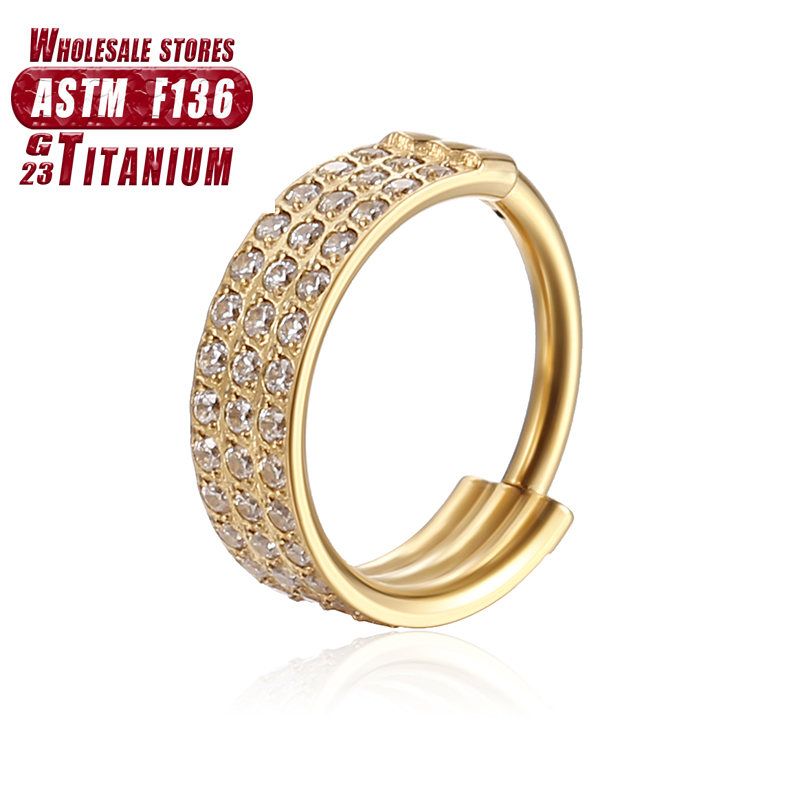 F136 anello al naso in titanio - Body Jewelry Implants recensione e prezzo