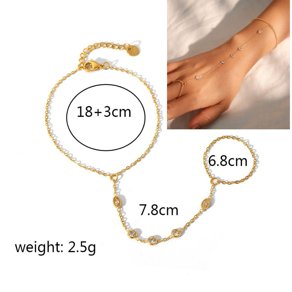 Bracciale con catene a mano in - Yellow Body Jewelry recensione e prezzo