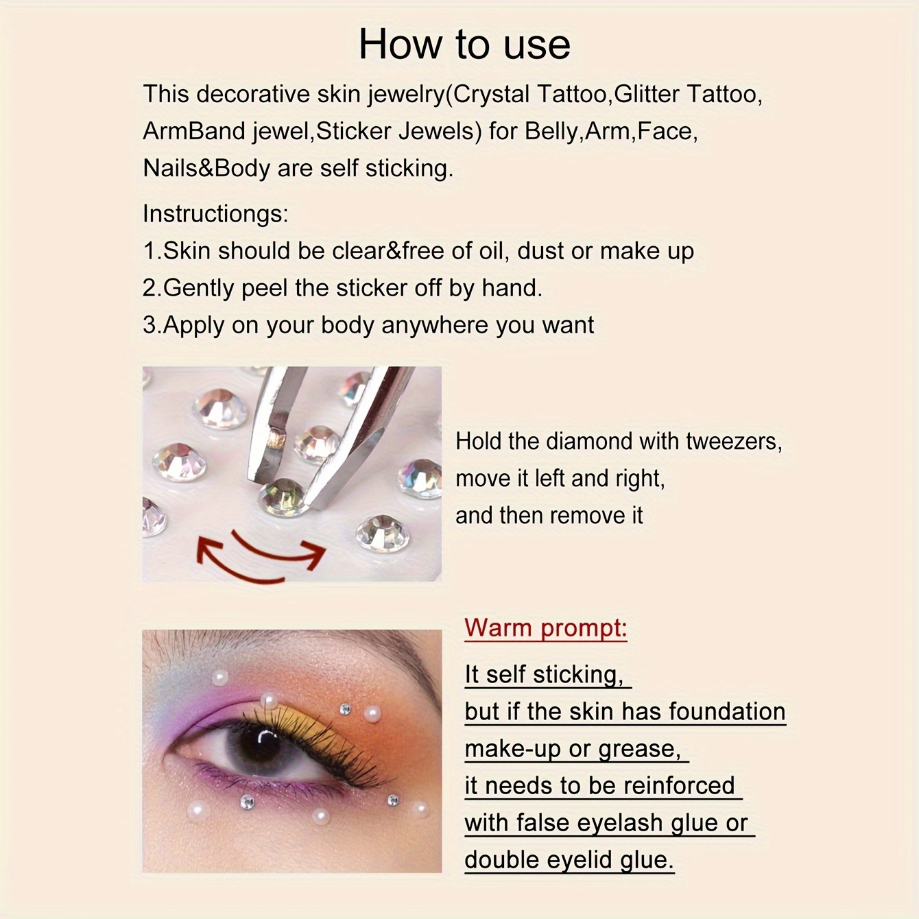 Falsa perla donne tridimension - Body Jewelry Eyebrow recensione e prezzo
