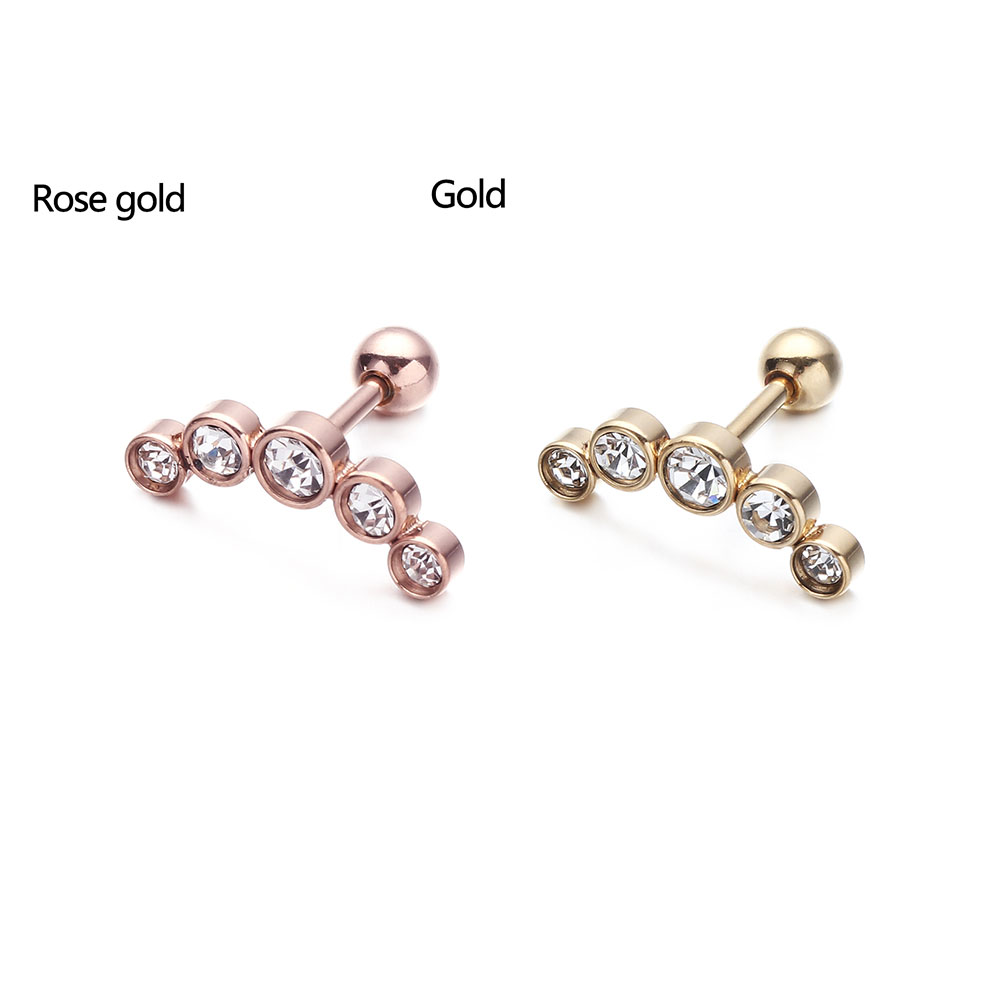 1 Pezzo Orecchino a Barra in A - Body Jewelry Cartilage Earrings recensione e prezzo