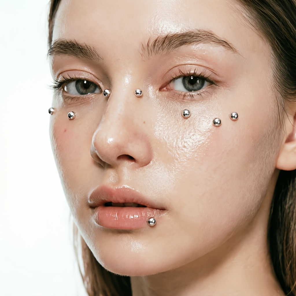 Set di 4 pezzi di piercing fin - Body Jewelry Eyebrow recensione e prezzo